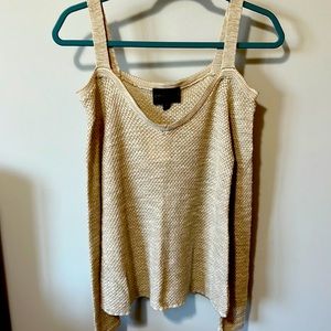 Tan womens sweater top